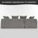 Combined 3 Seater Sofa With 4 Pillows