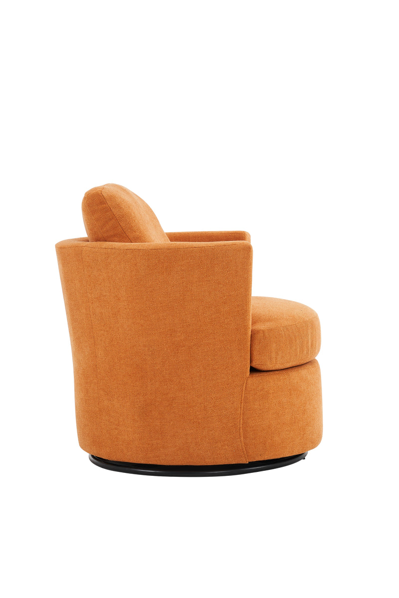 Swivel Barrel Chair, Comfy Round Accent Sofa Chair For Living Room, 360 Degree Swivel Barrel Club Chair, Leisure Arm Chair