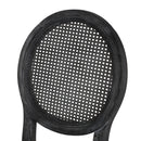 French Country Dining Chair With Cane Backrest (Set of 2)