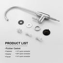 Modern Design Lead Free Drinking Water Faucet - Brushed Nickel