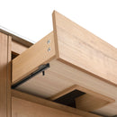 Modern Wall Mounted Bathroom Vanity With Ceramic Sink And Storage Rack, 2 Soft Close Drawers