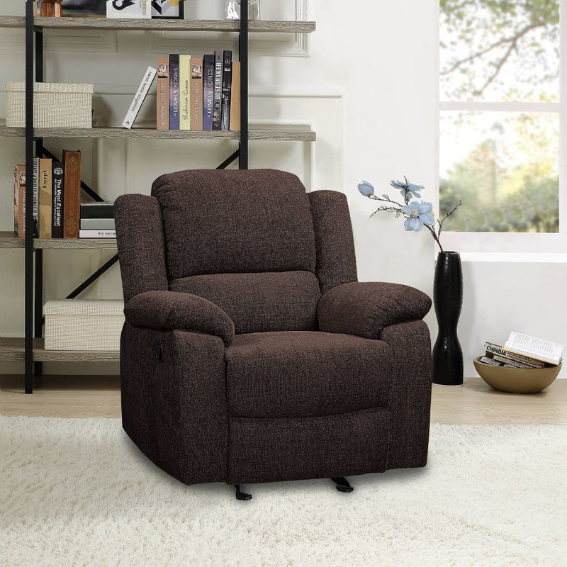 Madden - Glider Recliner - Brown Chenille