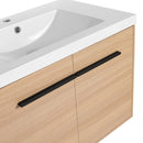 Bathroom Vanity Set With Resin Countertop Sink, 2 Doors