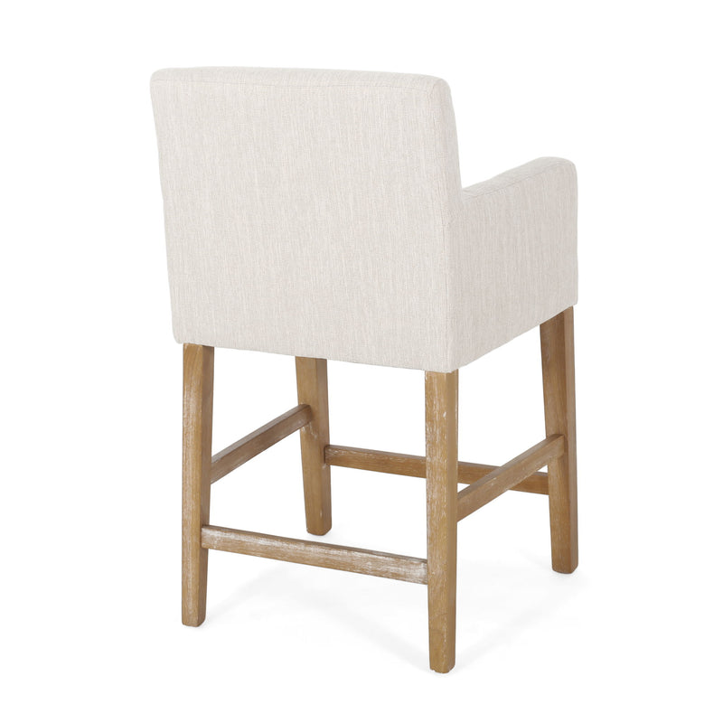 Serenitia - Upholstered Counter Chair With Straight Arm