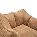 Comfortable Chenille Sofa Chairs With Highly Resilient Foam For Living Rooms And Bedrooms