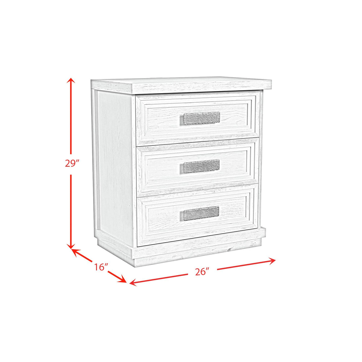 Avalanche Storage Bedroom Set in White by Elements International, view 8