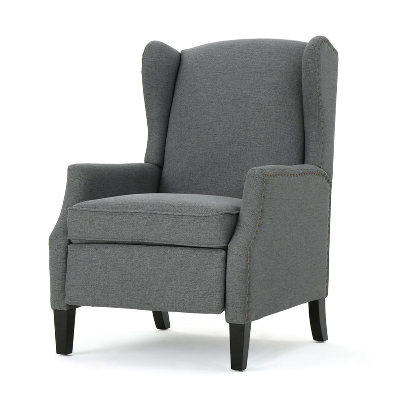 Westeros Wing Back Fabric Upholstered Recliner