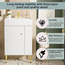 Bathroom Vanity, Combo Cabinet, Bathroom Storage Cabinet, Single Ceramic Sink