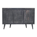 Quad - T Bar Cabinet - Ash Black