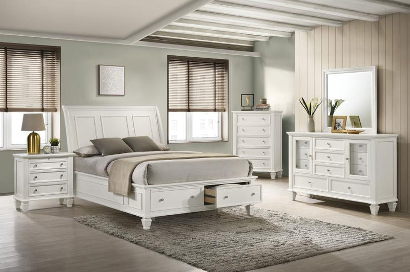 Sandy Beach - Storage Bed Bedroom Set - Atlantic Fine Furniture Inc