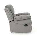 Wide Manual Glider Standard Recliner - Gray