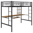 Loft Bed with Desk and Shelf , Space Saving Design,Twin(OLD SKU:MF193081AAB)