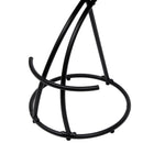 Round Print Bar Stools Upholstered Chairs For Kitchen (Set of 2)