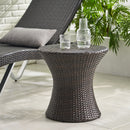 Thrive - Hourglass Rattan Table With No Glass Top