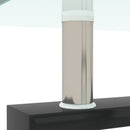 Modern Rectangular Coffee Table With Tempered Glass Top