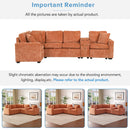 Contemporary L Shaped Convertible Sofa Bed With Pull Out Bed, Cup Holders, And Storage