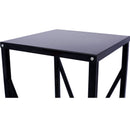 Decorative Firewood Storage Log Rack Holder For Outdoor Indoor Fireplace Fireplace Storage Log Rack Holder Wood Storage Logs Holder Fireside Holders - Black