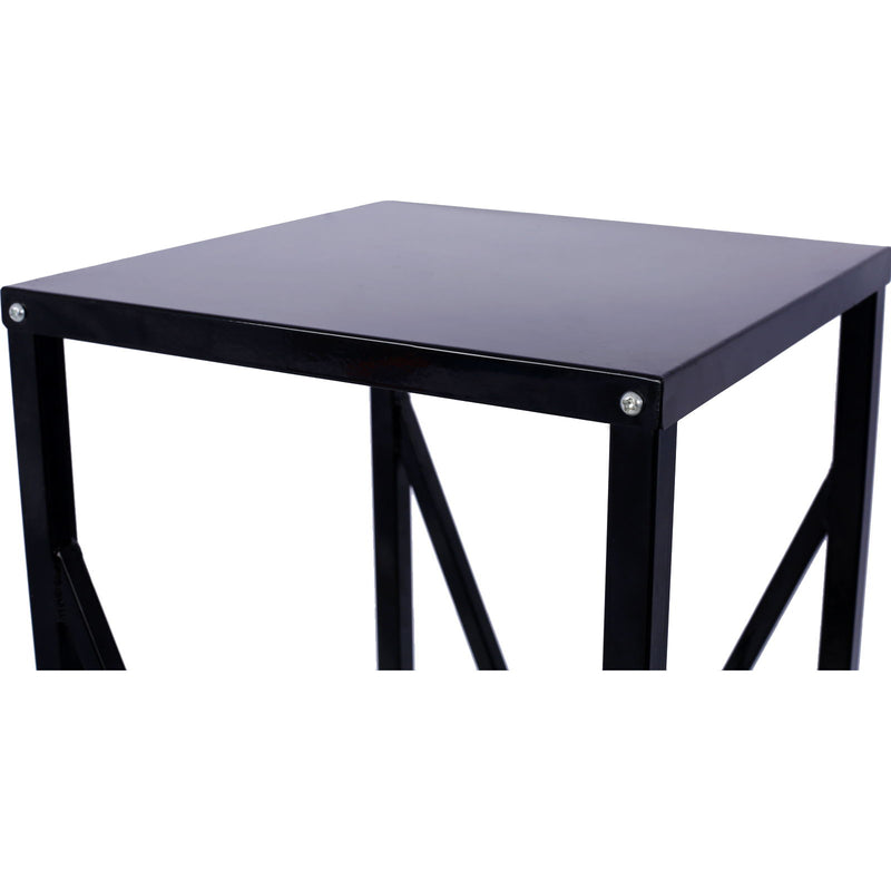 Decorative Firewood Storage Log Rack Holder For Outdoor Indoor Fireplace Fireplace Storage Log Rack Holder Wood Storage Logs Holder Fireside Holders - Black