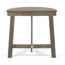 Outdoor Half Round Folding Acacia Wood Bistro Table