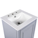 Modern Bathroom Vanity With Sink, Functional Drawer, Soft- Closing Door