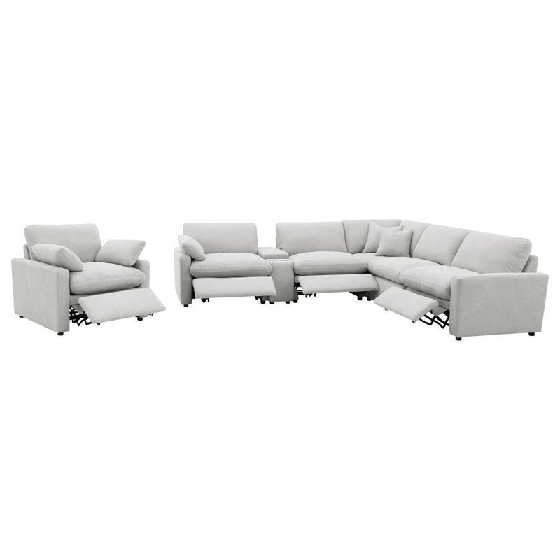 Collins - Upholstered Power Recliner Chair