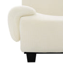 3 Seater Sofa Couch With Curved Armrests