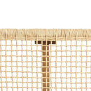 Angie - Bench Outdoor Seating Acacia Wood Faux Rattan - Teak