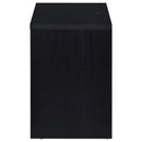 Transitional Nightstand With Dual USB Charging And Motion Sensor Light