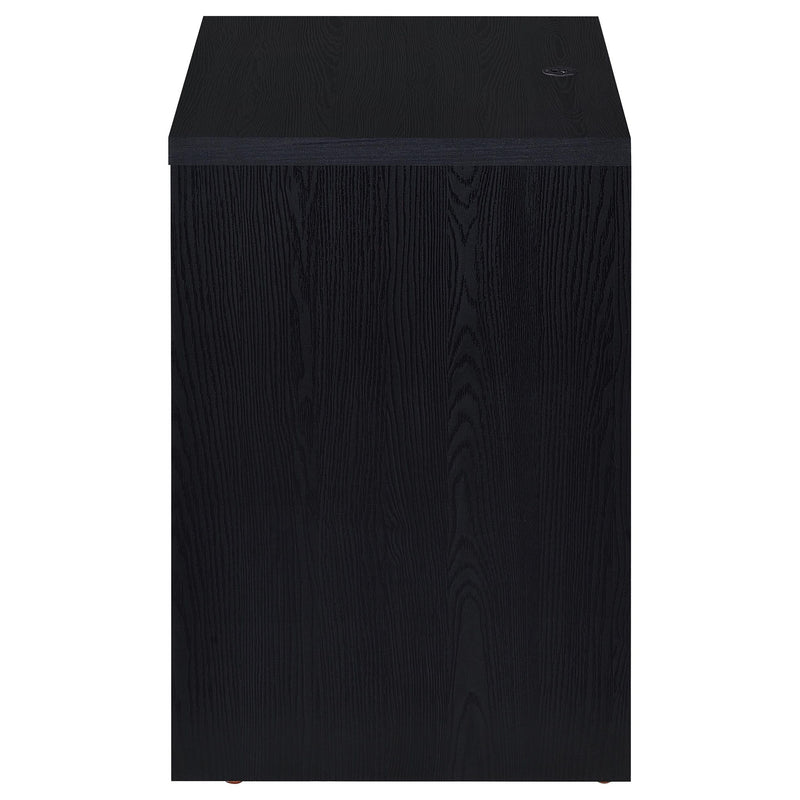 Transitional Nightstand With Dual USB Charging And Motion Sensor Light