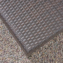 Regent - Storage Bench With Metal Rack - Brown Multi