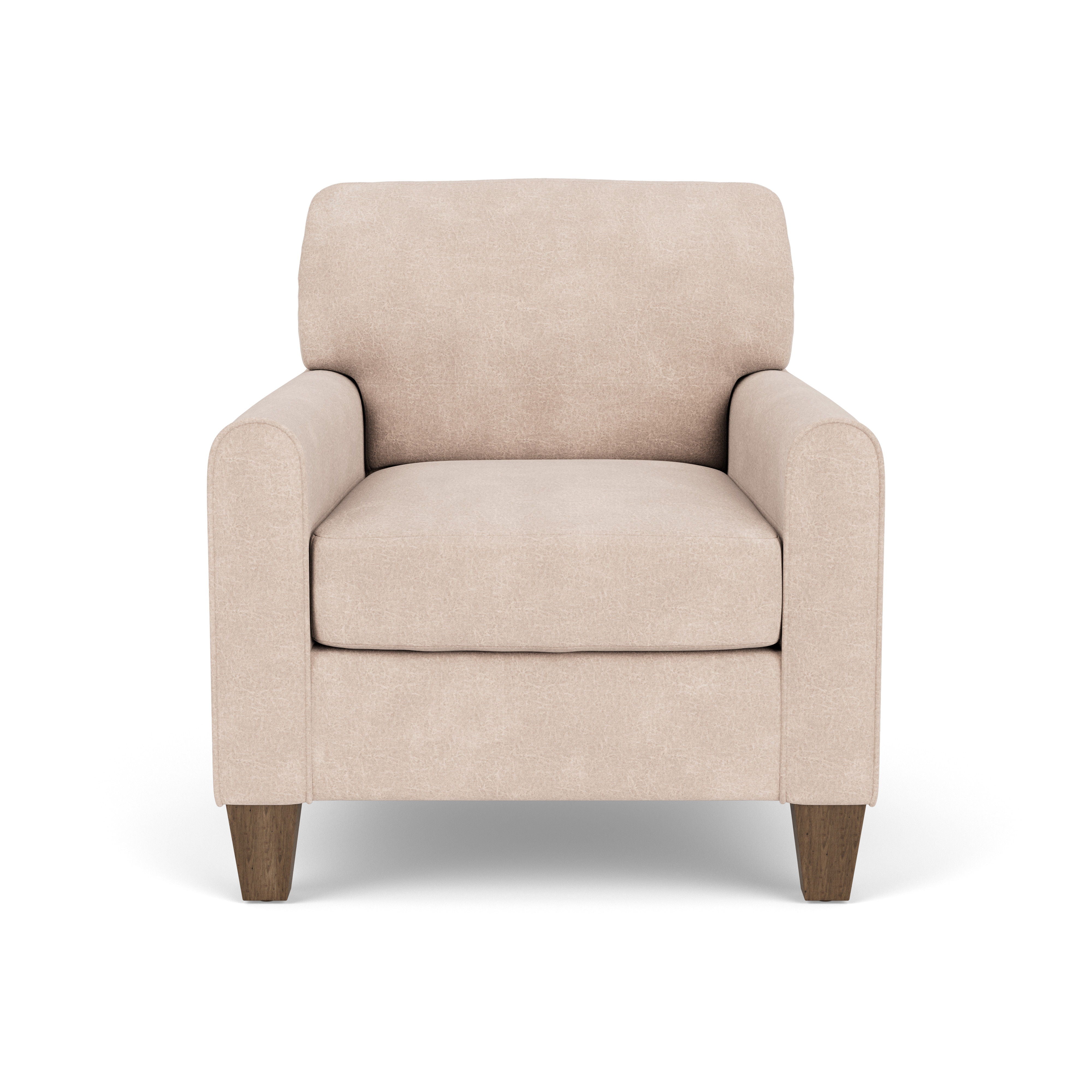Moxy - Fabric Chair, Rounded Mailbox Arms