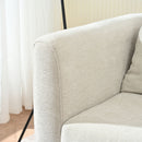 Modern Accent Upholstered Armchair With Pillow