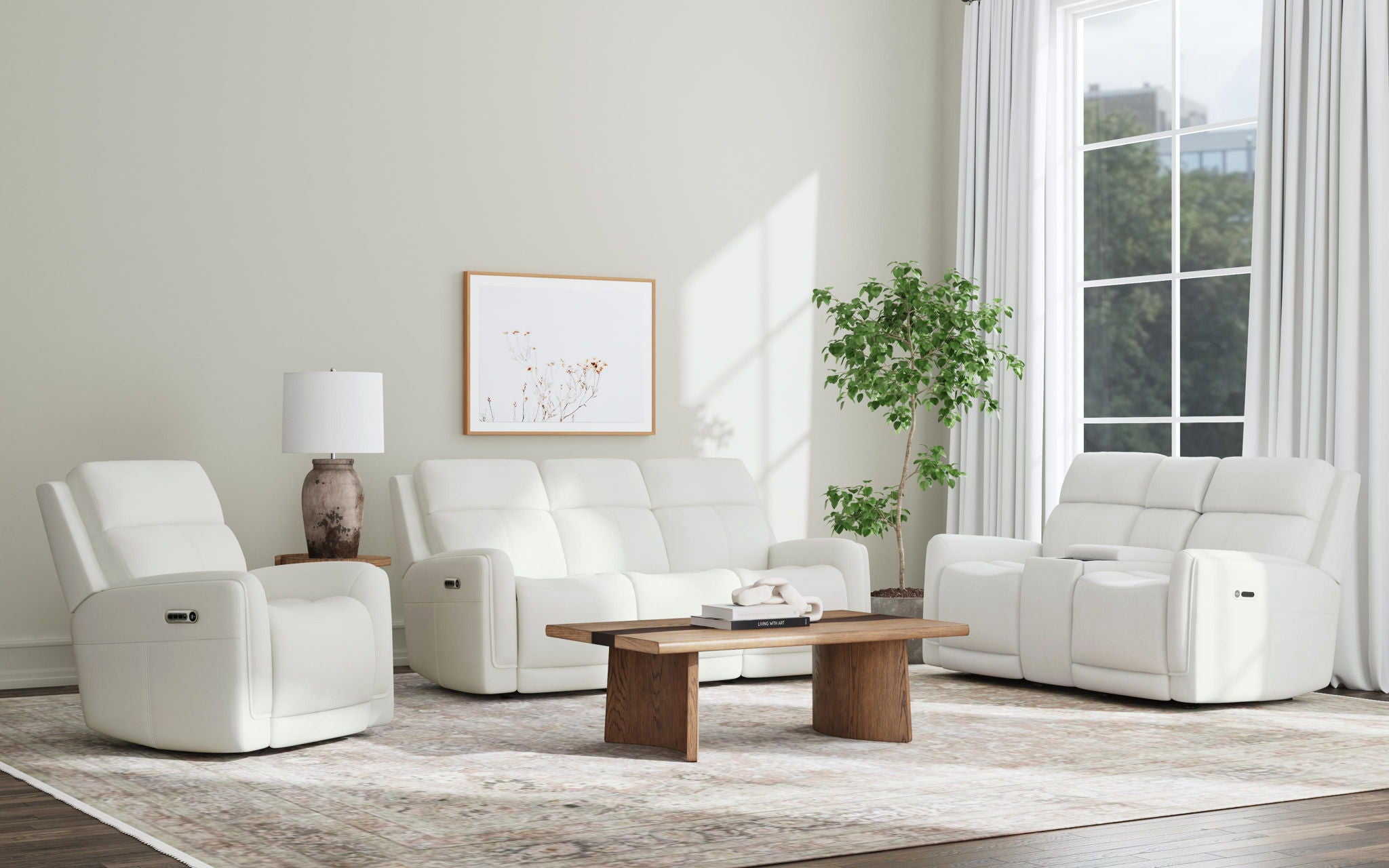 Alister - Power Gliding Recliner With Power Headrest And Lumbar