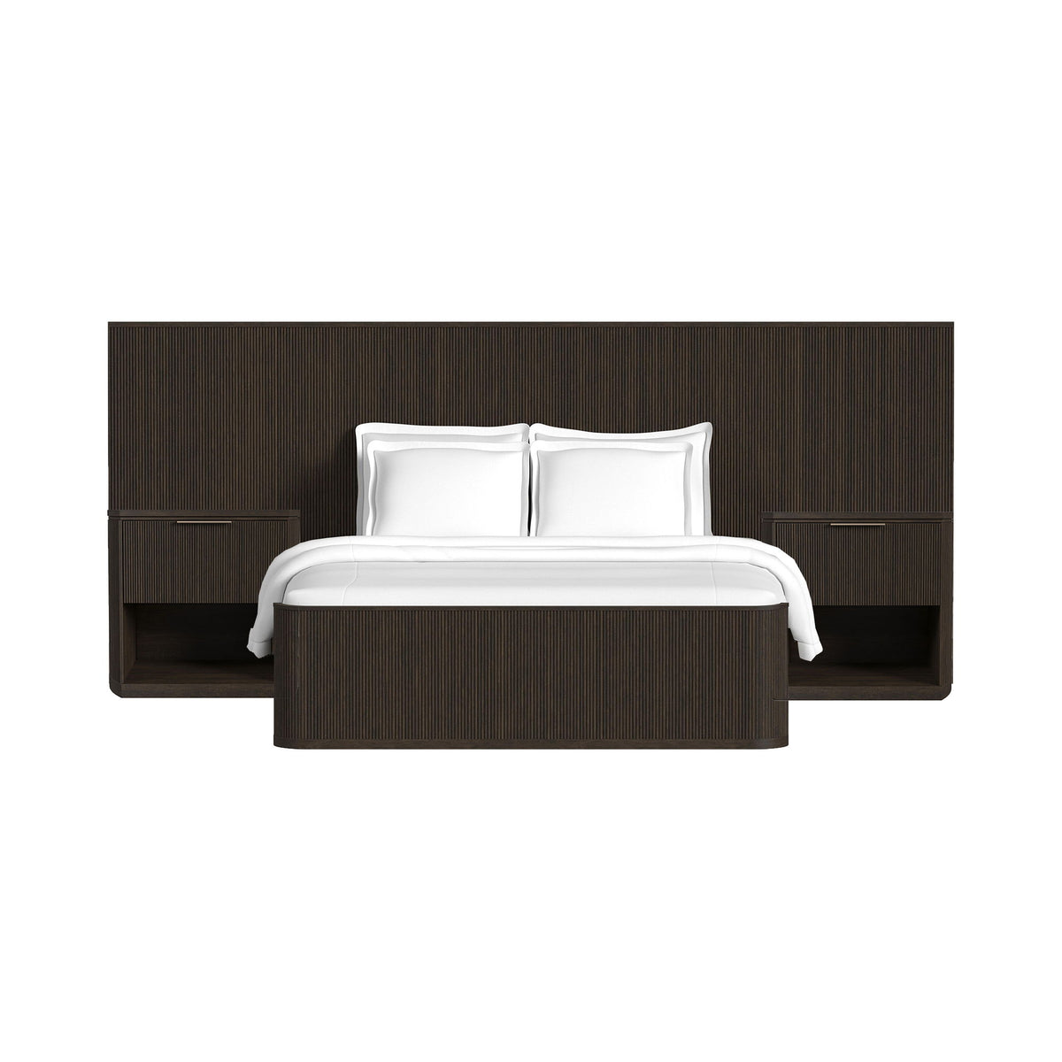 Sylvie Wall Bed Bedroom Set in Dark Brown by Elements International, view 8