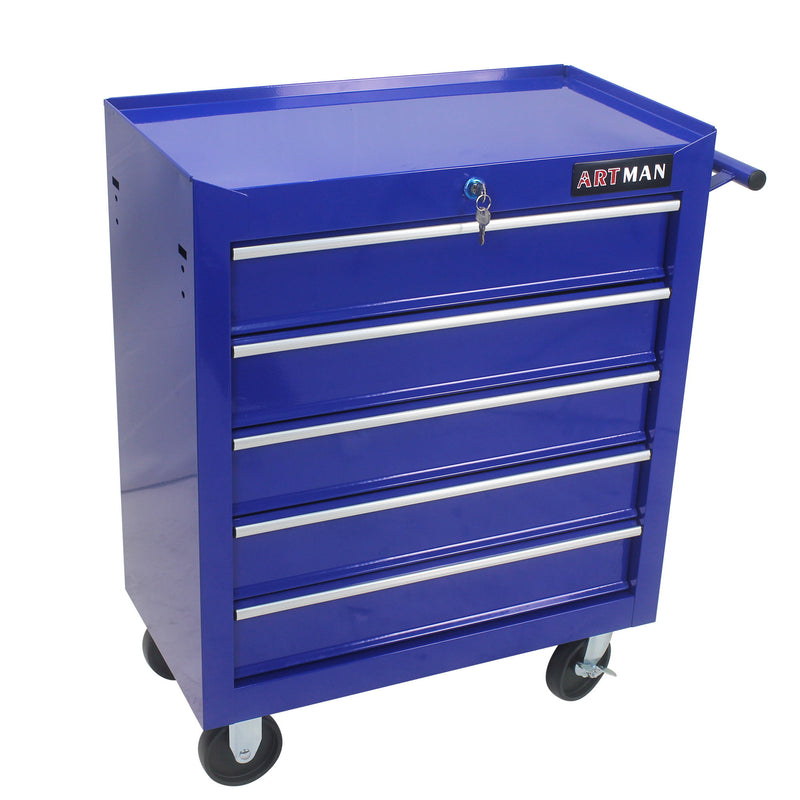 Multifunctional Tool Cart With Wheels And Drawers
