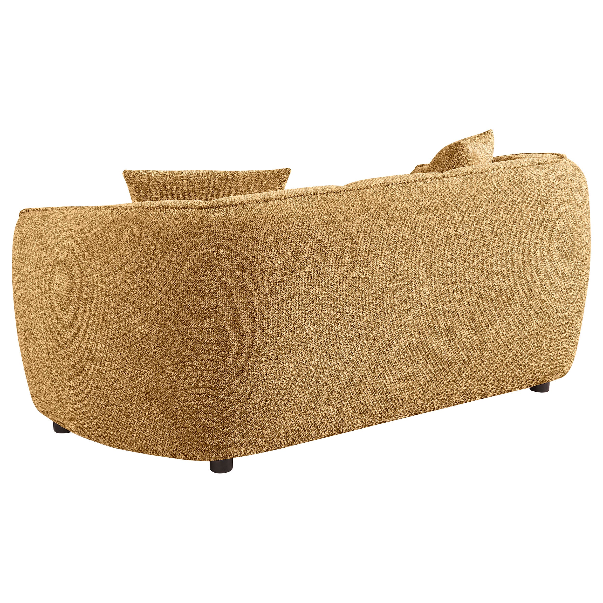 Aleisha 3-piece Fabric Upholstered Sofa Set Mustard Yellow — view 6