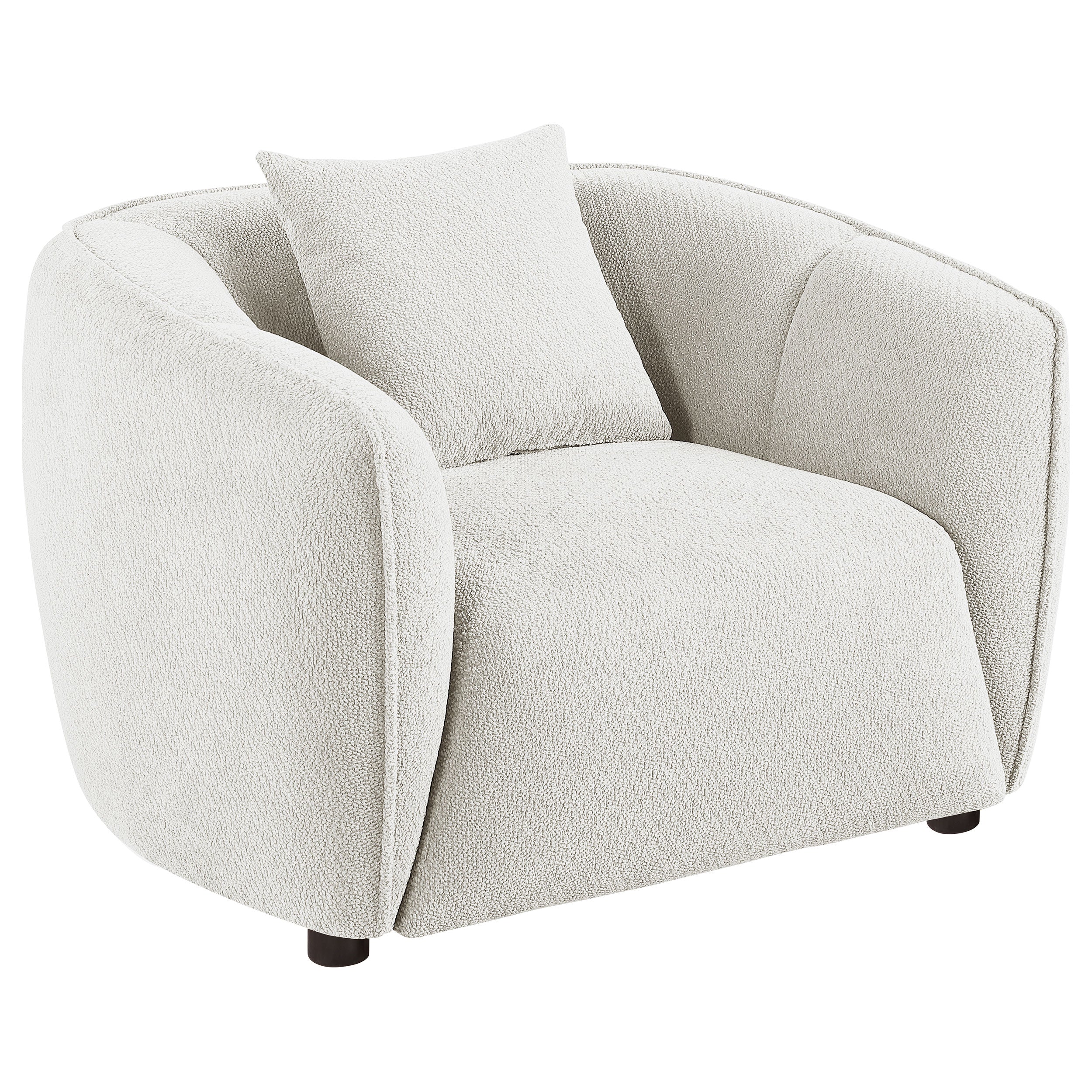 Aleisha 3-piece Fabric Upholstered Sofa Set Sand — view 7