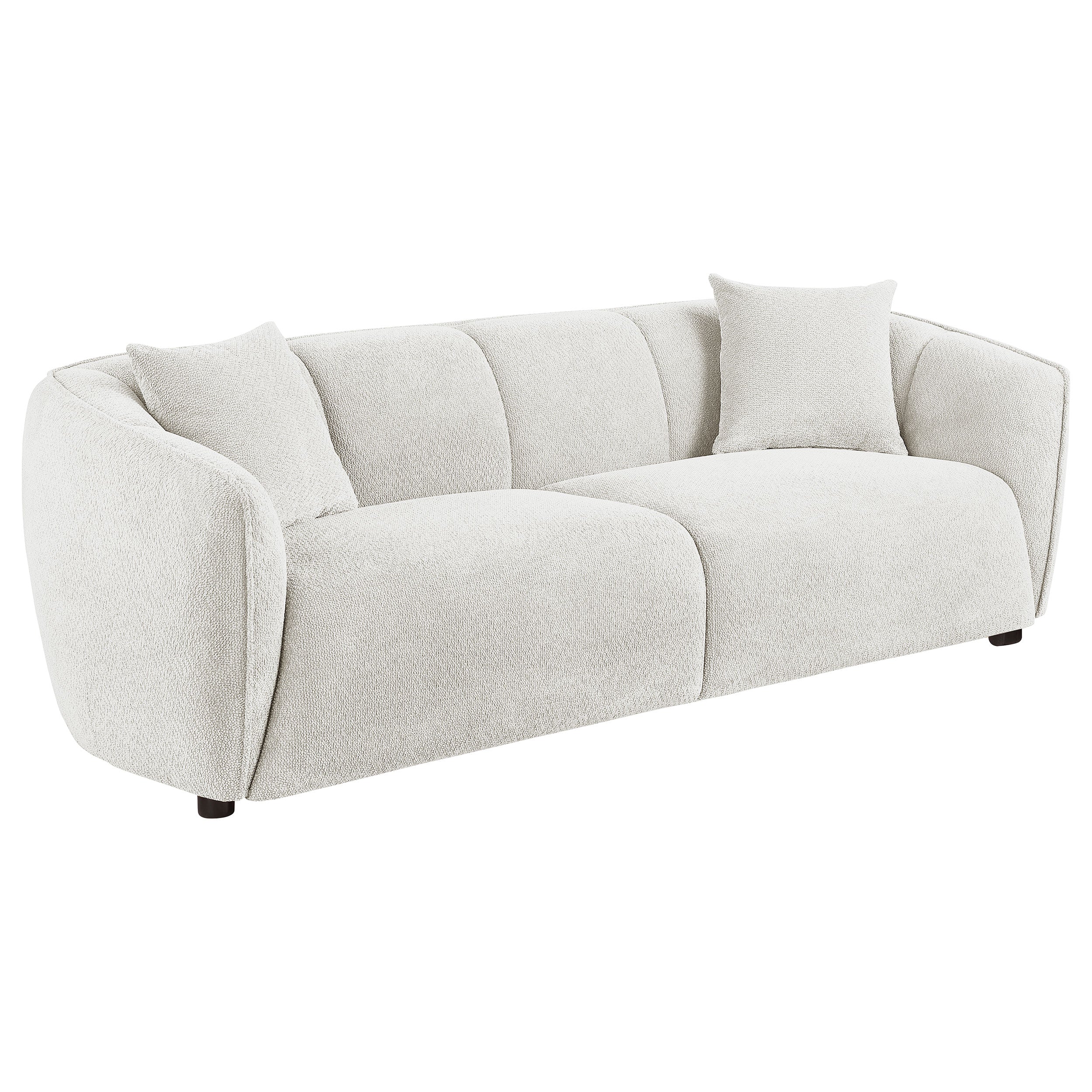 Aleisha Fabric Upholstered Sofa Sand — view 1
