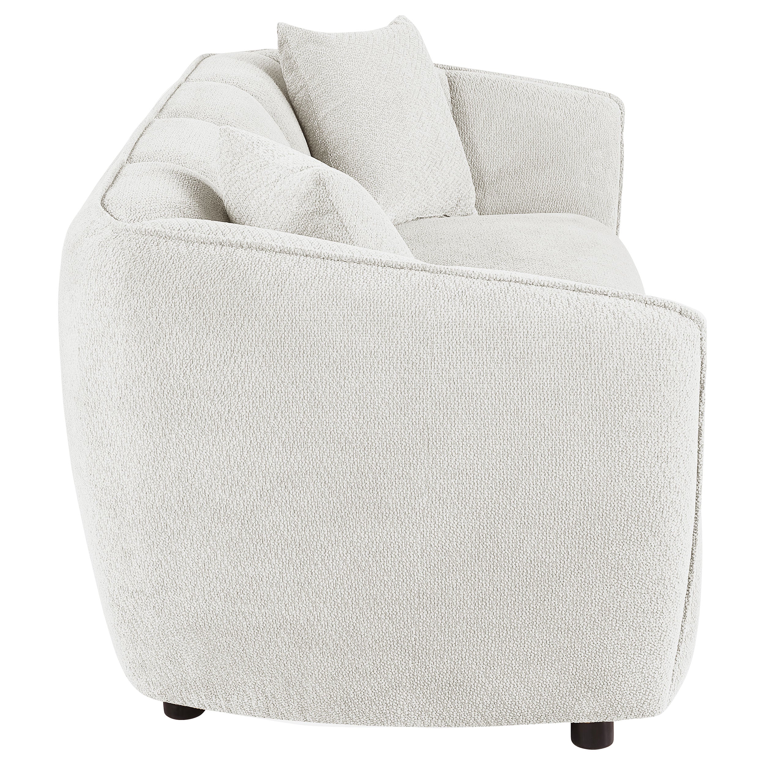 Aleisha Fabric Upholstered Sofa Sand — view 8