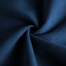 Modern Sectional Sofa With Ottoman, Round Bolster Armrests, Waist And Throw Pillows