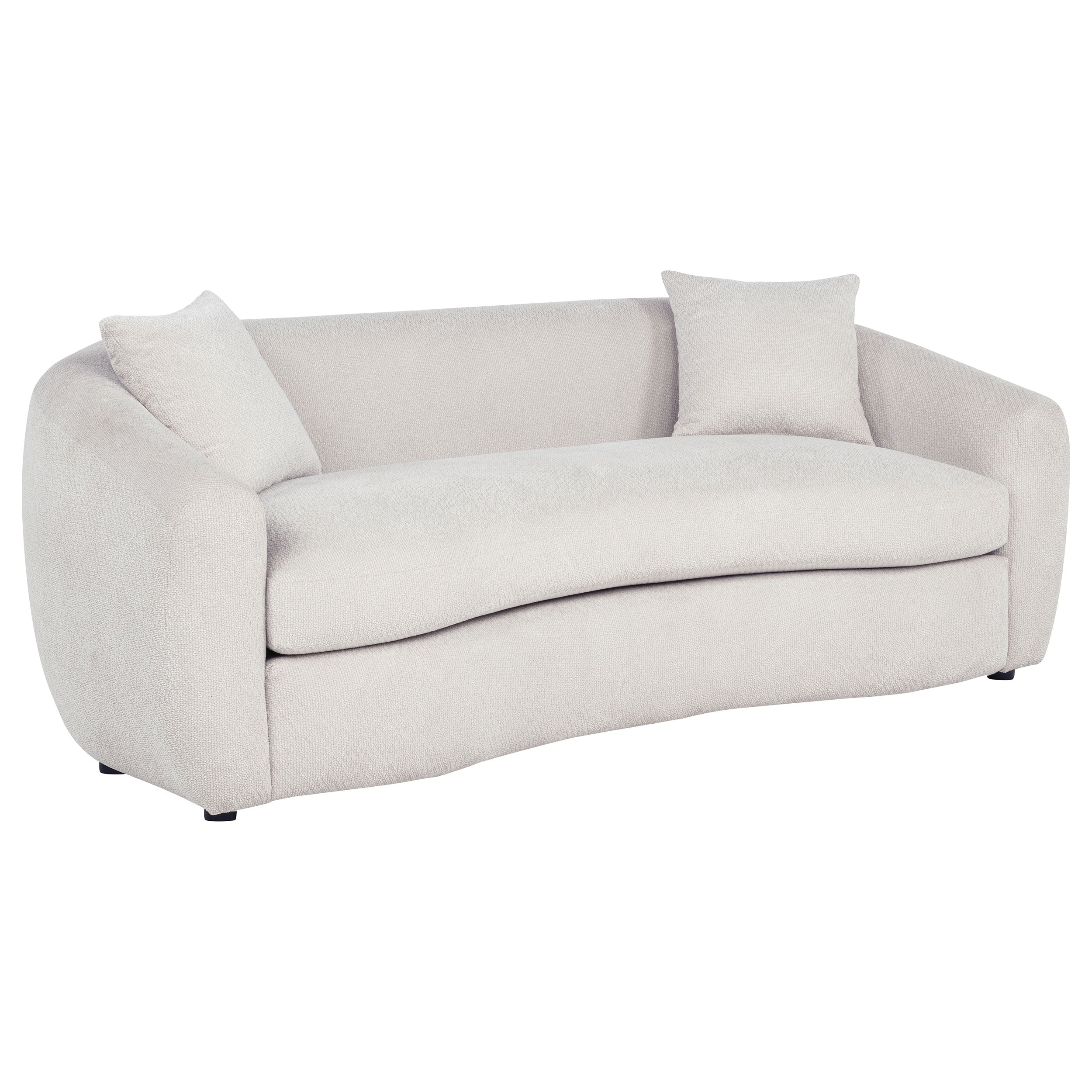 Isabella 3-piece Fabric Upholstered Sofa Set Sand — view 3