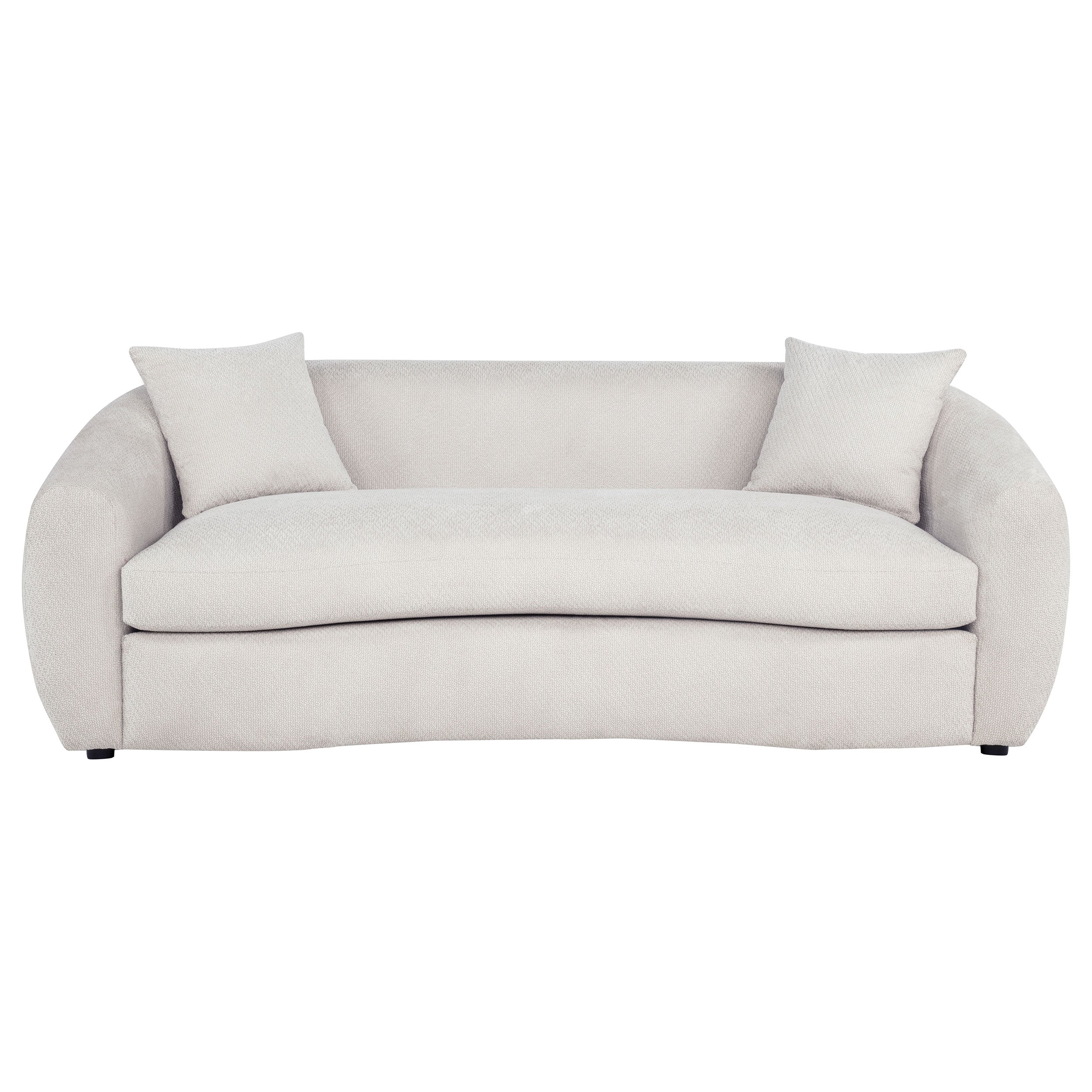 Isabella Fabric Upholstered Sofa Sand — view 3