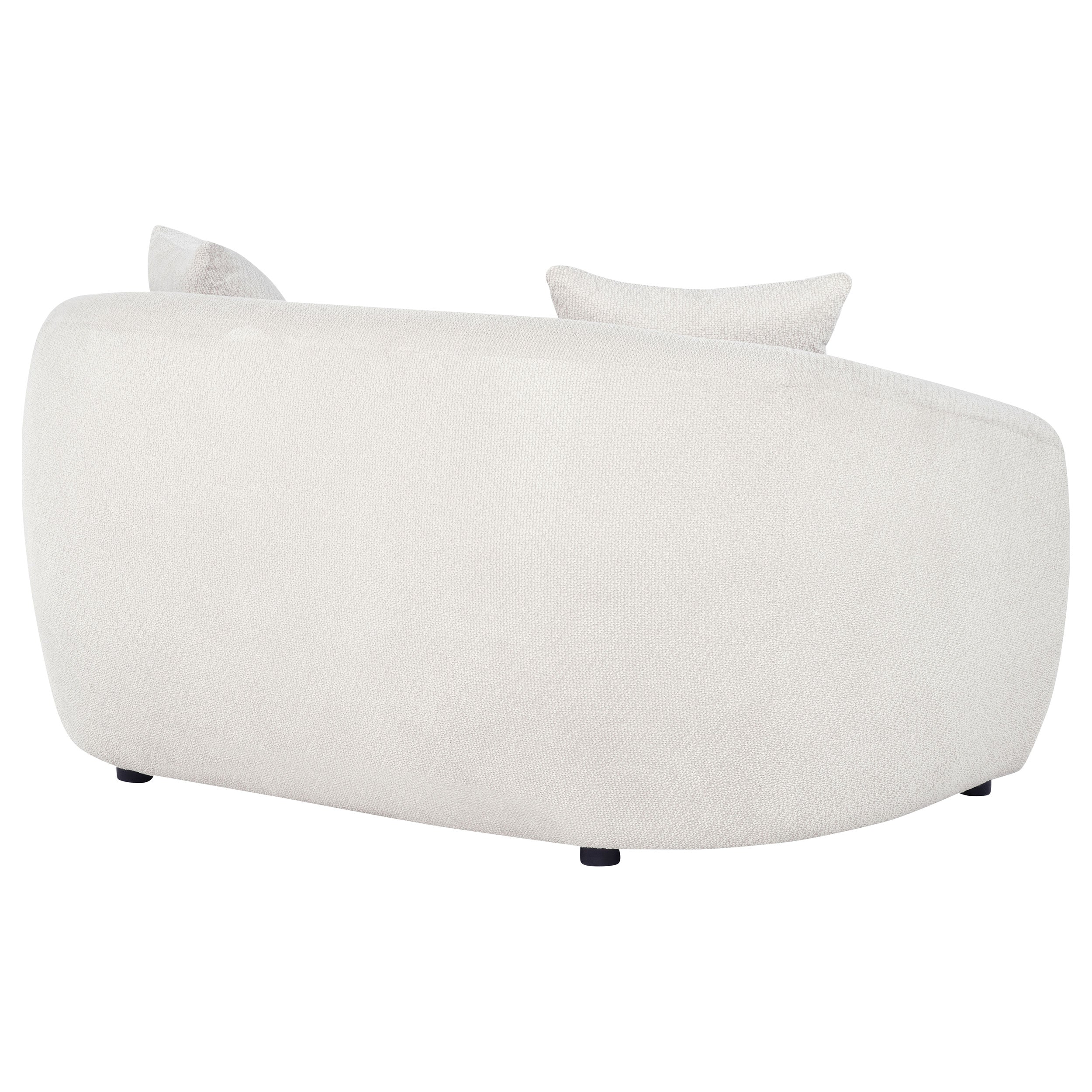 Isabella Fabric Upholstered Loveseat Sand — view 7