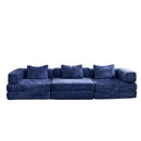 Convertible Floor Sofa Bed, Boneless Modular Sectional Sofa For Living Room