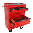 Rolling Metal Tool Chest With Drawers, Steel Storage Cabinet With Ball Bearing Slides