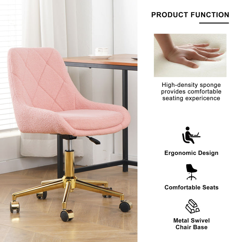 Modern Teddy Velvet Fabric Chair With Gold Plated 5 Claw Legs