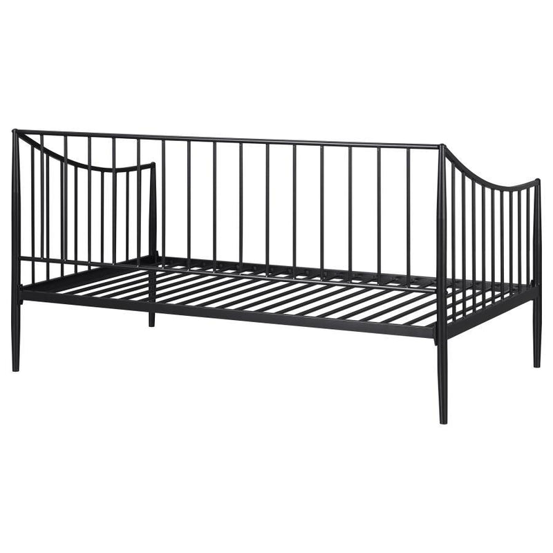 Newbury - Metal Twin Daybed Bed Frame - Matte Black