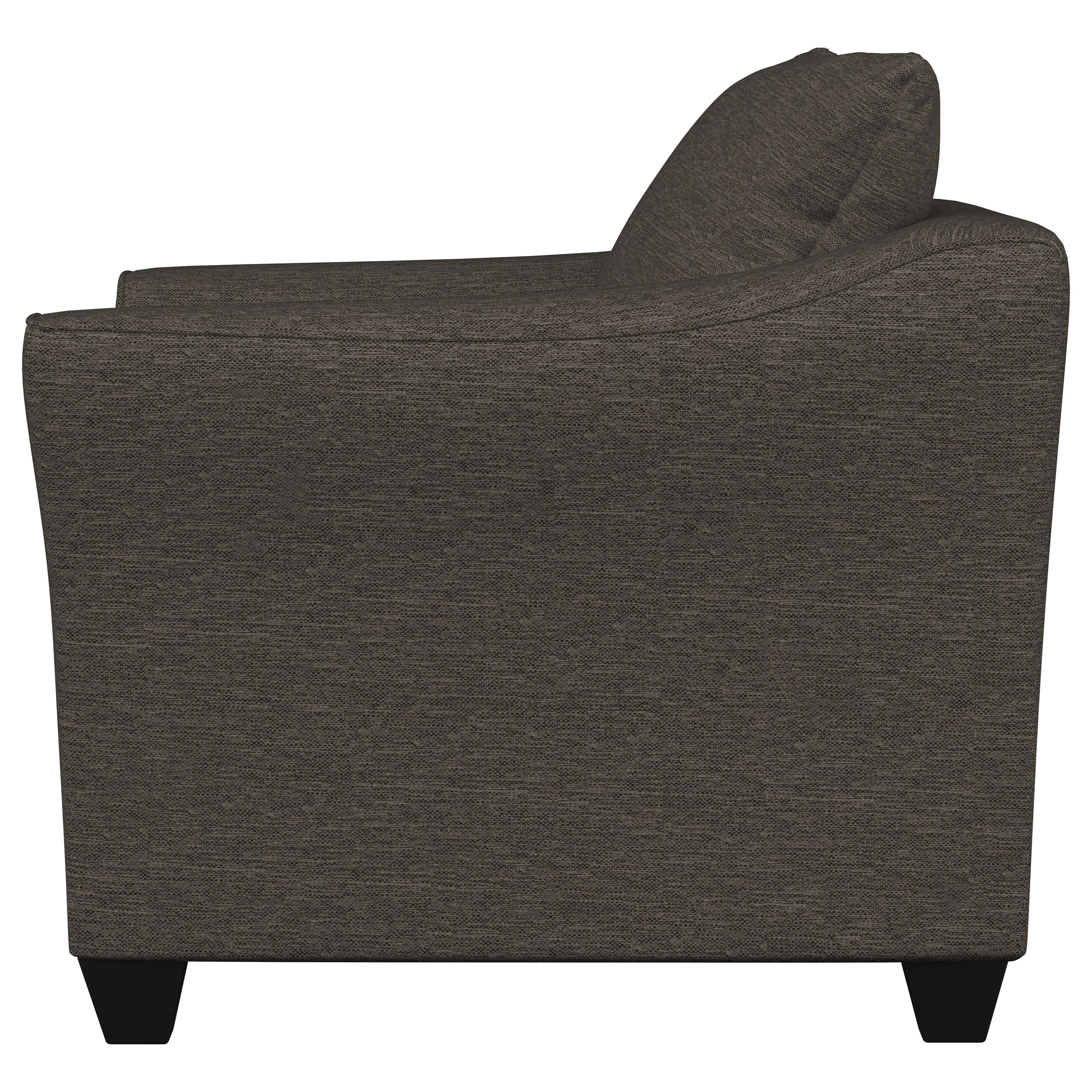 Salizar Upholstered Flared Arm Accent Chair Charcoal Grey — view 5