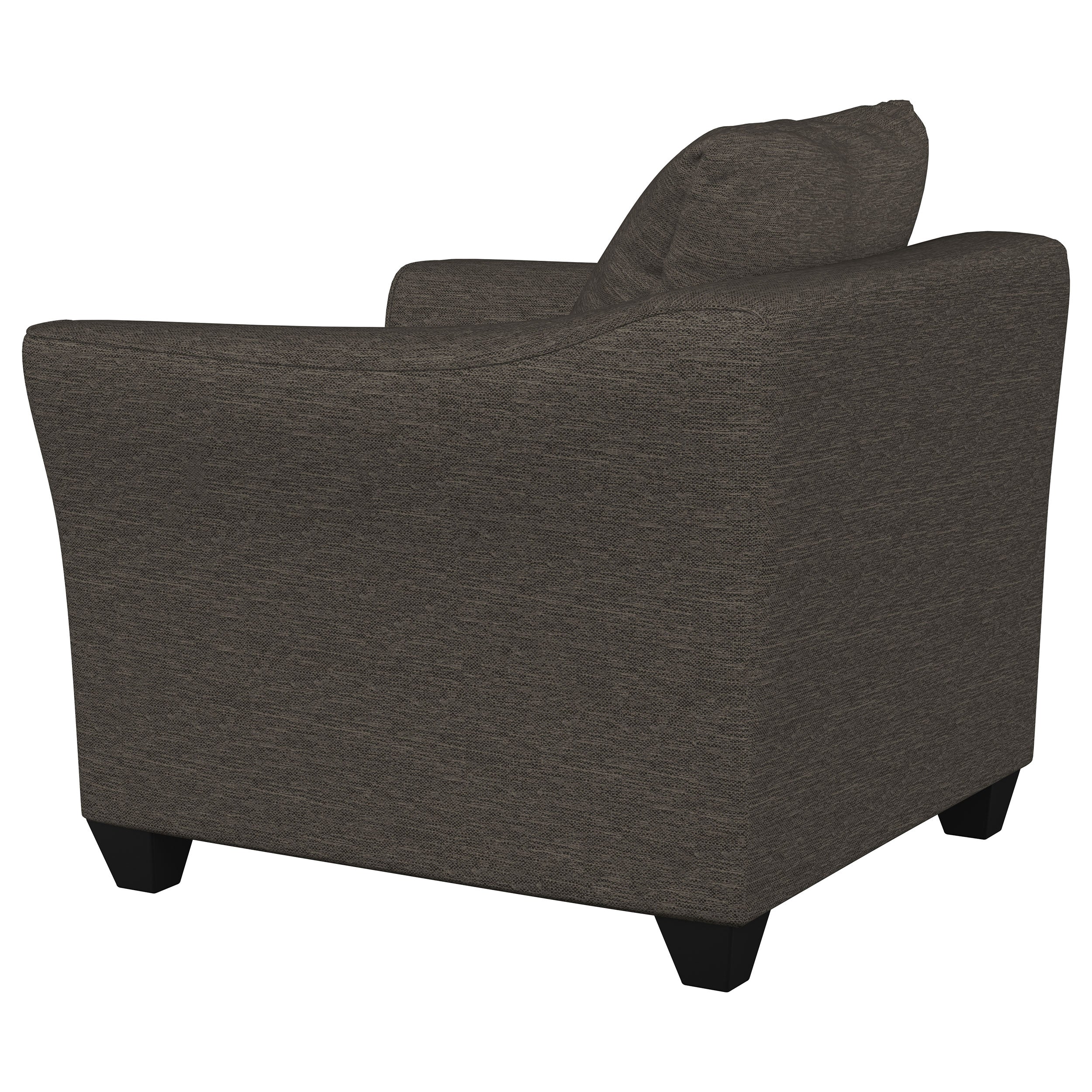 Salizar Upholstered Flared Arm Accent Chair Charcoal Grey — view 6