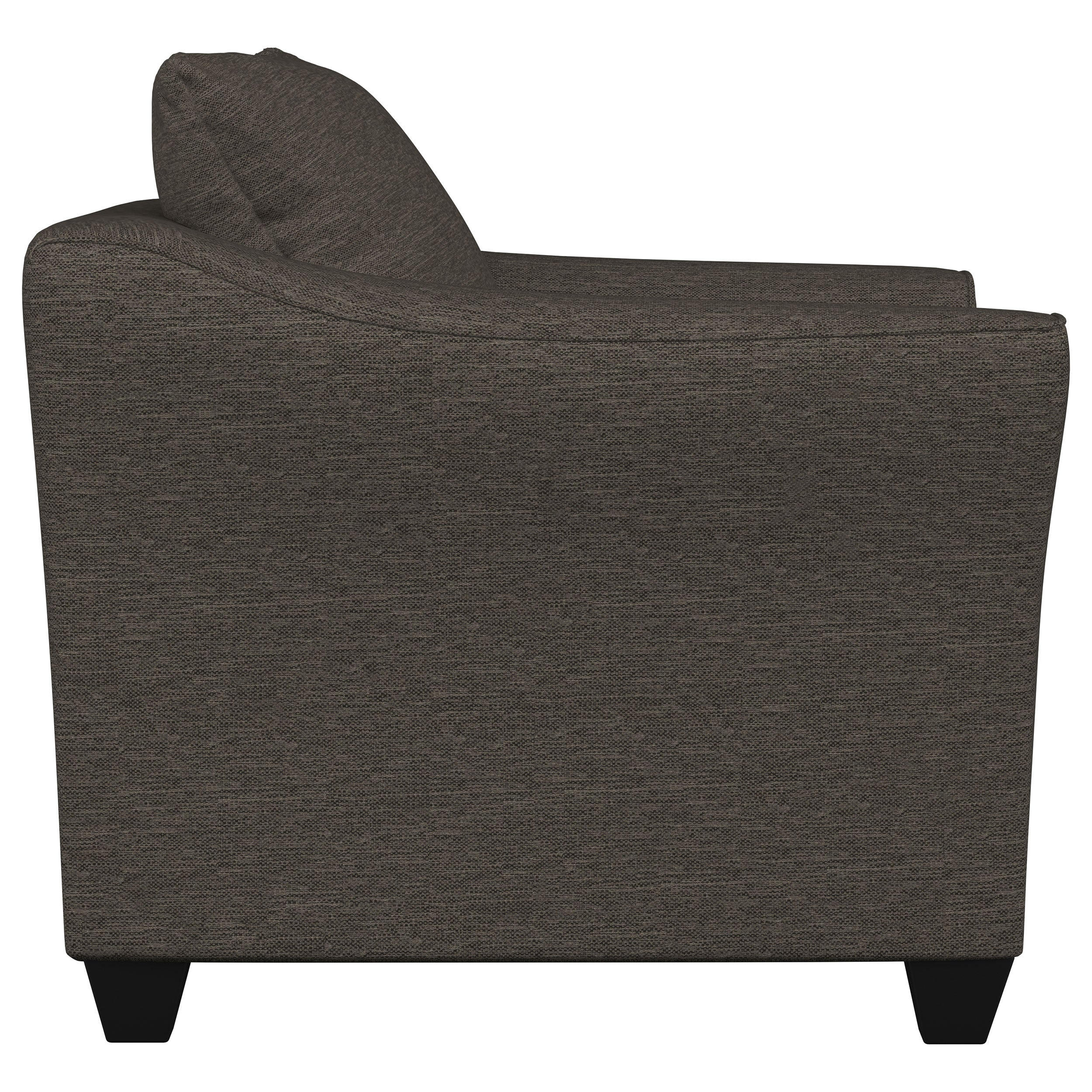 Salizar Upholstered Flared Arm Accent Chair Charcoal Grey — view 9